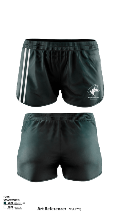 Hope Christian Middle School Cross Country 42296367 Track Shorts - 1