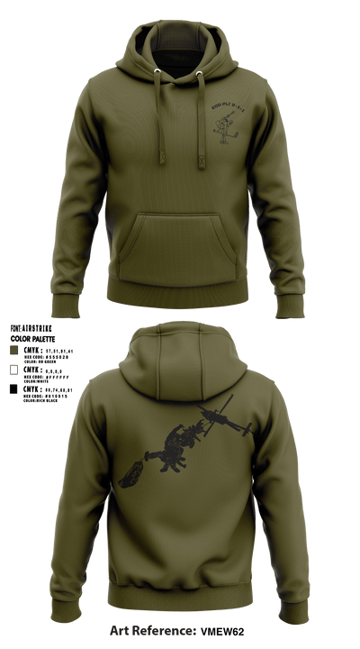 Platoon 2-1-1 26077523 Hoodie - 50