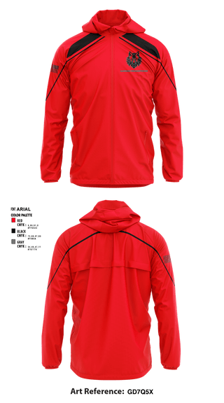 Windbreaker, Ragnarok Ordnance Works, , Teamtime, Team time, sublimation, custom sports apparel, team uniforms, spirit wear, spiritwear, sports uniforms, custom shirts, team store, custom team store, fundraiser sports, apparel fundraiser