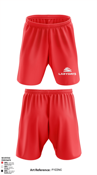 Athletic Shorts With Pockets, Lazy DaysLazy Days, , Teamtime, Team time, sublimation, custom sports apparel, team uniforms, spirit wear, spiritwear, sports uniforms, custom shirts, team store, custom team store, fundraiser sports, apparel fundraiser