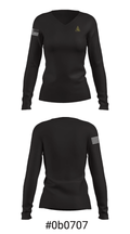 B Co 2-1 SFG(A) 83464098 Women's Long Sleeve V-neck Shirt - 7
