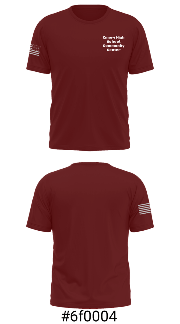 Short Sleeve Performance Shirt, Emery High School Community Center, Spirit Store, Teamtime, Team time, sublimation, custom sports apparel, team uniforms, spirit wear, spiritwear, sports uniforms, custom shirts, team store, custom team store, fundraiser sports, apparel fundraiser