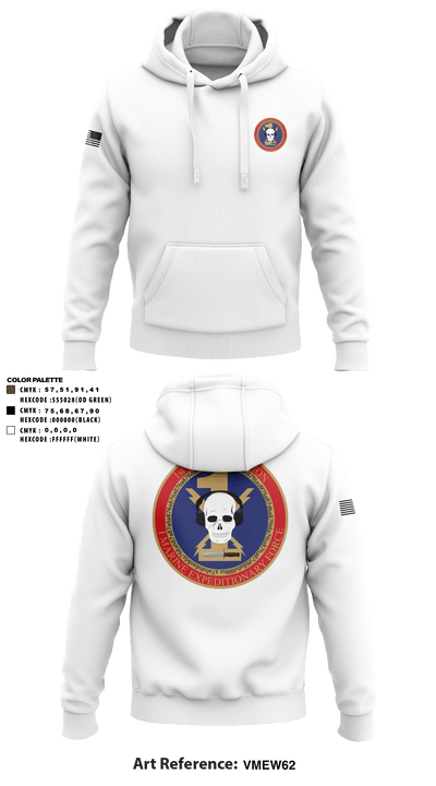 1st Radio Battalion 60701373 Hoodie - 3
