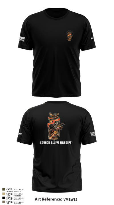 CBFD tac medics 89329509 Short Sleeve Performance Shirt - 1