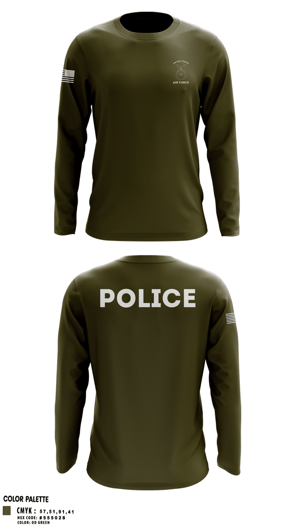 Long Sleeve Performance Shirt, SFS, Air Force, Teamtime, Team time, sublimation, custom sports apparel, team uniforms, spirit wear, spiritwear, sports uniforms, custom shirts, team store, custom team store, fundraiser sports, apparel fundraiser