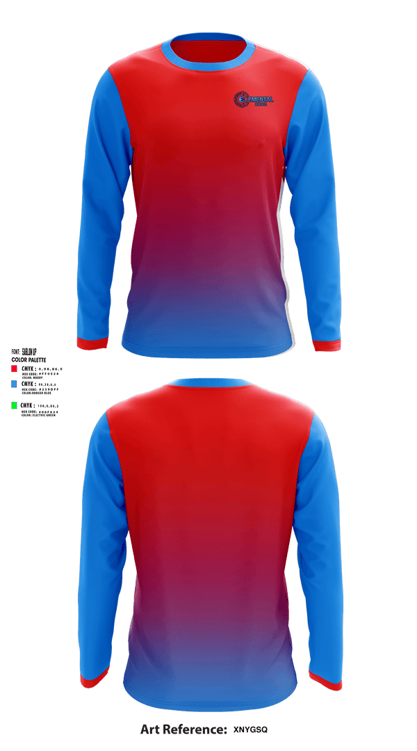 Long Sleeve Performance Shirt, Elemental HVAC, , Teamtime, Team time, sublimation, custom sports apparel, team uniforms, spirit wear, spiritwear, sports uniforms, custom shirts, team store, custom team store, fundraiser sports, apparel fundraiser