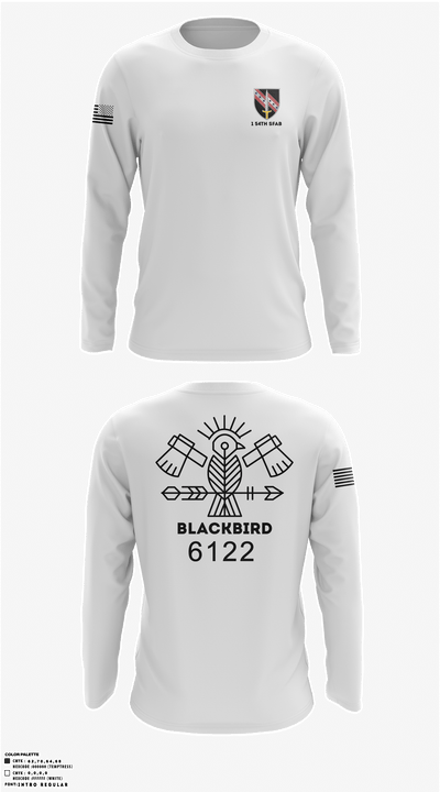 Bco 1/54th SFAB 95205956 Long Sleeve Performance Shirt - 6