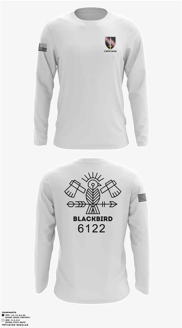 Long Sleeve Performance Shirt, 1-54th SFABBco 1/54th SFAB, Army, Teamtime, Team time, sublimation, custom sports apparel, team uniforms, spirit wear, spiritwear, sports uniforms, custom shirts, team store, custom team store, fundraiser sports, apparel fundraiser