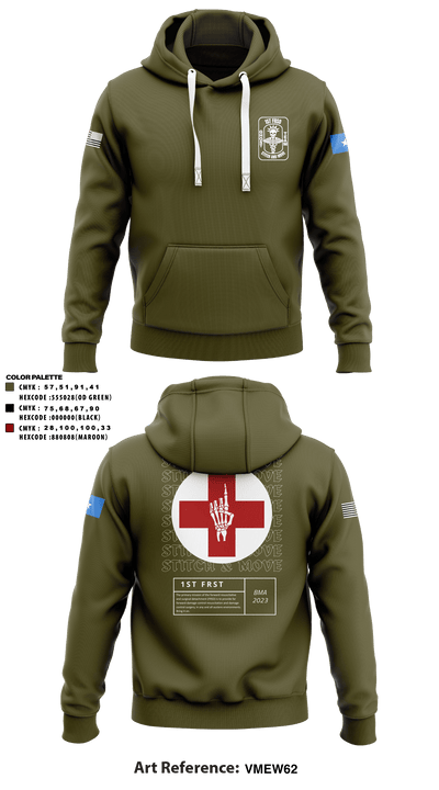 1st FRSD 86296727 Hoodie - 55