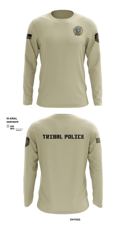 Eastern Shawnee Tribal Police 73684193 Long Sleeve Performance Shirt - 1 (1)