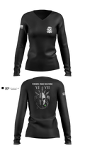 FTTF 73452025 Women's Long Sleeve V-neck Shirt - 1