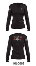 22ND RRB 50594442 Women's Long Sleeve V-neck Shirt - 35