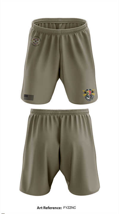 2d Battalion, 3d Special Forces Group 4124054 Athletic Shorts With Pockets - 5