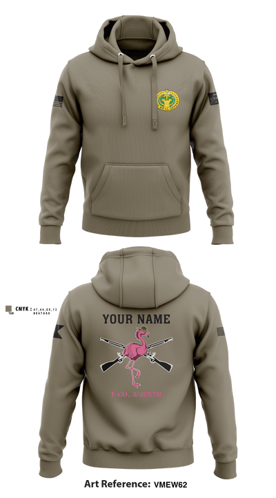 Flamingo Co F 3/485 IN 12682083 Hoodie - 4