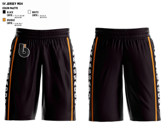 Mens Reversible Basketball Shorts, B3 Ambassadors, Men's Basketball, Teamtime, Team time, sublimation, custom sports apparel, team uniforms, spirit wear, spiritwear, sports uniforms, custom shirts, team store, custom team store, fundraiser sports, apparel fundraiser