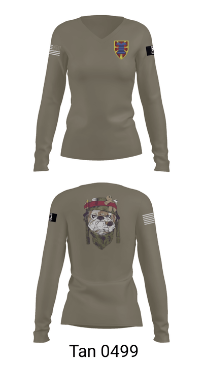 359th ICTC 57299121 Women's Long Sleeve V-neck Shirt - 41