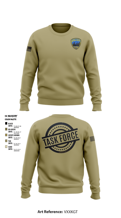 Crime Reduction Task Force 47911352 Crew Neck Sweatshirt - 4