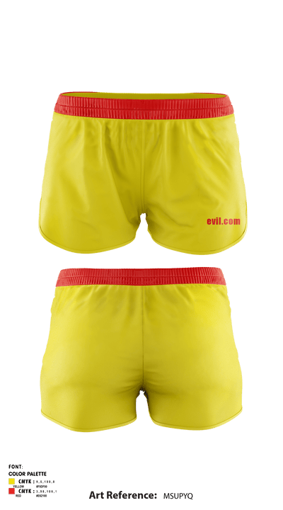 evil.com 26369469 Women's Shorts - 1