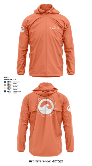 Windbreaker, Full Foarce, Spirit Store, Teamtime, Team time, sublimation, custom sports apparel, team uniforms, spirit wear, spiritwear, sports uniforms, custom shirts, team store, custom team store, fundraiser sports, apparel fundraiser