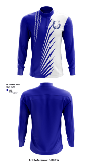 Quarter Zip Jacket, Sanford H Calhoun High School Track and Field, Track & Field, Teamtime, Team time, sublimation, custom sports apparel, team uniforms, spirit wear, spiritwear, sports uniforms, custom shirts, team store, custom team store, fundraiser sports, apparel fundraiser