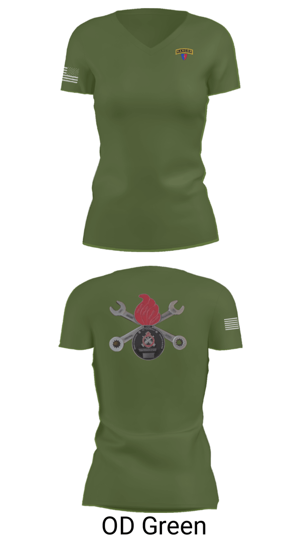 Women's Short Sleeve Vneck Shirt, , National Guard, Teamtime, Team time, sublimation, custom sports apparel, team uniforms, spirit wear, spiritwear, sports uniforms, custom shirts, team store, custom team store, fundraiser sports, apparel fundraiser