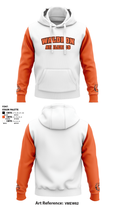 Waldron High School Track 38428946 Hoodie - 5