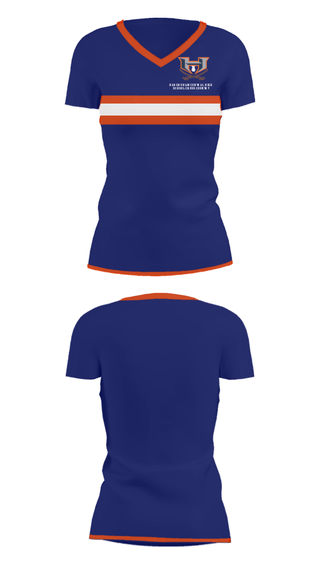 Women's Short Sleeve Vneck Shirt, Habersham Central High School Cross Country, Cross Country, Teamtime, Team time, sublimation, custom sports apparel, team uniforms, spirit wear, spiritwear, sports uniforms, custom shirts, team store, custom team store, fundraiser sports, apparel fundraiser