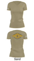 Resource Management Training Battalion 37478088 Women's Short Sleeve V-neck Shirt - 24