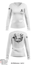 549th MWD DET 49192447 Women's Long Sleeve V-neck Shirt - 3