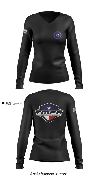 Women's Long Sleeve Vneck Shirt, , Police, Teamtime, Team time, sublimation, custom sports apparel, team uniforms, spirit wear, spiritwear, sports uniforms, custom shirts, team store, custom team store, fundraiser sports, apparel fundraiser