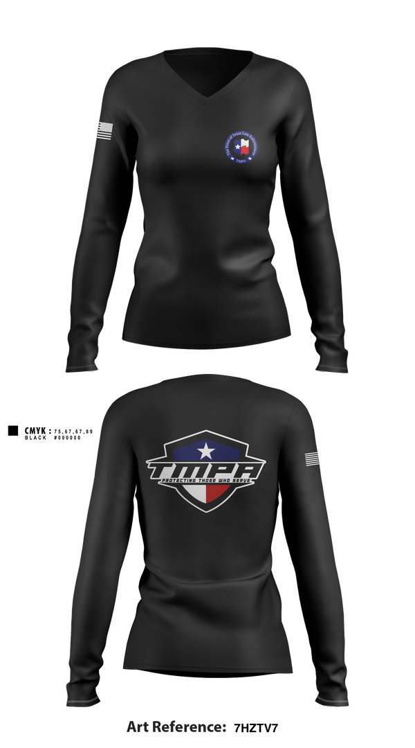 Women's Long Sleeve Vneck Shirt, , Police, Teamtime, Team time, sublimation, custom sports apparel, team uniforms, spirit wear, spiritwear, sports uniforms, custom shirts, team store, custom team store, fundraiser sports, apparel fundraiser