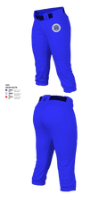 Walled Lake Western High School Softball 66956614 Softball Pants - 1