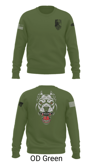 Crew Neck Sweatshirt, , Army, Teamtime, Team time, sublimation, custom sports apparel, team uniforms, spirit wear, spiritwear, sports uniforms, custom shirts, team store, custom team store, fundraiser sports, apparel fundraiser