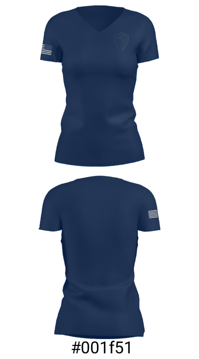 Webster Thomas High School Golf 84985816 Women's Short Sleeve V-neck Shirt - 21