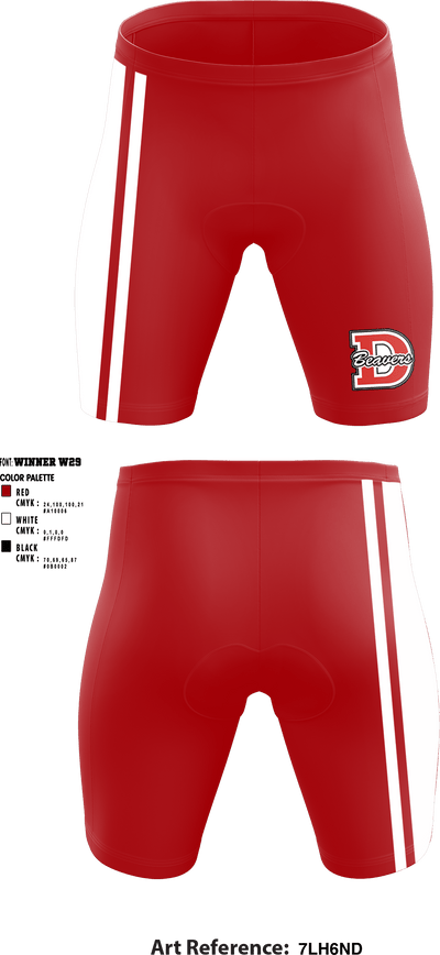 DuBois Area Senior High School Volleyball 87542069 Men's Compression Shorts - 1
