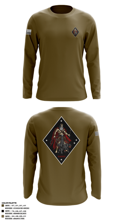 Hades 3421841 Long Sleeve Performance Shirt - 6