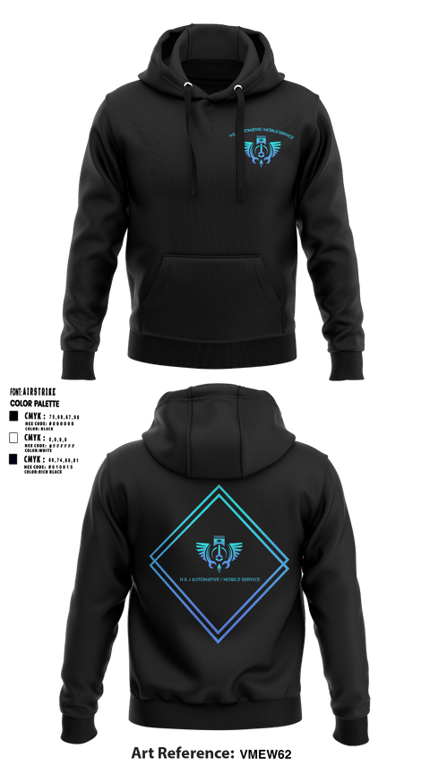 Hoodie, H & J Automotive / Mobile service, , Teamtime, Team time, sublimation, custom sports apparel, team uniforms, spirit wear, spiritwear, sports uniforms, custom shirts, team store, custom team store, fundraiser sports, apparel fundraiser