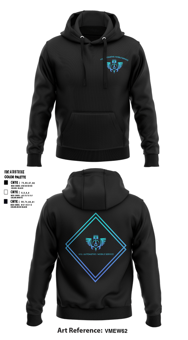Hoodie, H & J Automotive / Mobile service, , Teamtime, Team time, sublimation, custom sports apparel, team uniforms, spirit wear, spiritwear, sports uniforms, custom shirts, team store, custom team store, fundraiser sports, apparel fundraiser