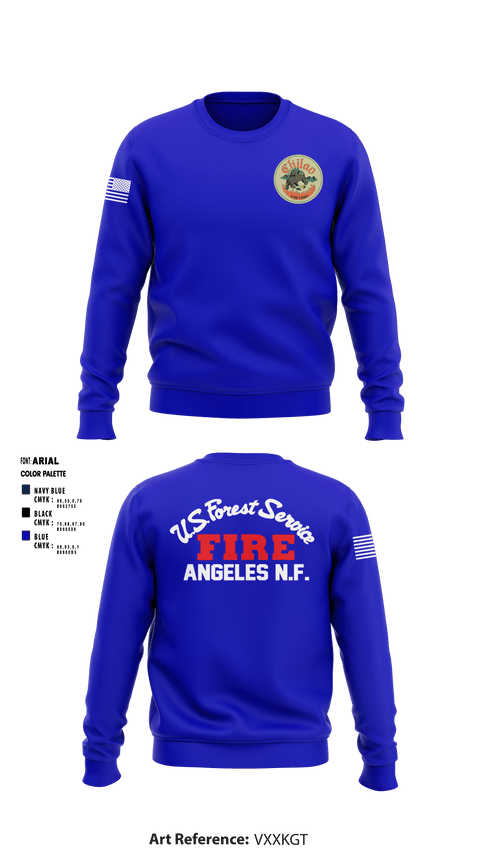 Crew Neck Sweatshirt, Chilao fire camp, Fire Department, Teamtime, Team time, sublimation, custom sports apparel, team uniforms, spirit wear, spiritwear, sports uniforms, custom shirts, team store, custom team store, fundraiser sports, apparel fundraiser