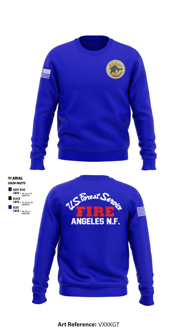 Crew Neck Sweatshirt, Chilao fire camp, Fire Department, Teamtime, Team time, sublimation, custom sports apparel, team uniforms, spirit wear, spiritwear, sports uniforms, custom shirts, team store, custom team store, fundraiser sports, apparel fundraiser