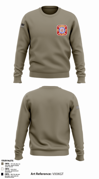 Crew Neck Sweatshirt, , Fire Department, Teamtime, Team time, sublimation, custom sports apparel, team uniforms, spirit wear, spiritwear, sports uniforms, custom shirts, team store, custom team store, fundraiser sports, apparel fundraiser