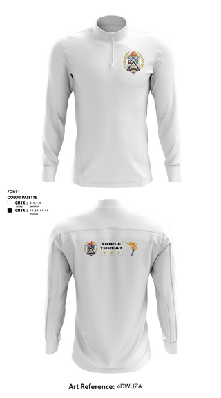 Quarter Zip Jacket, Triple Threat, Spirit Store, Teamtime, Team time, sublimation, custom sports apparel, team uniforms, spirit wear, spiritwear, sports uniforms, custom shirts, team store, custom team store, fundraiser sports, apparel fundraiser