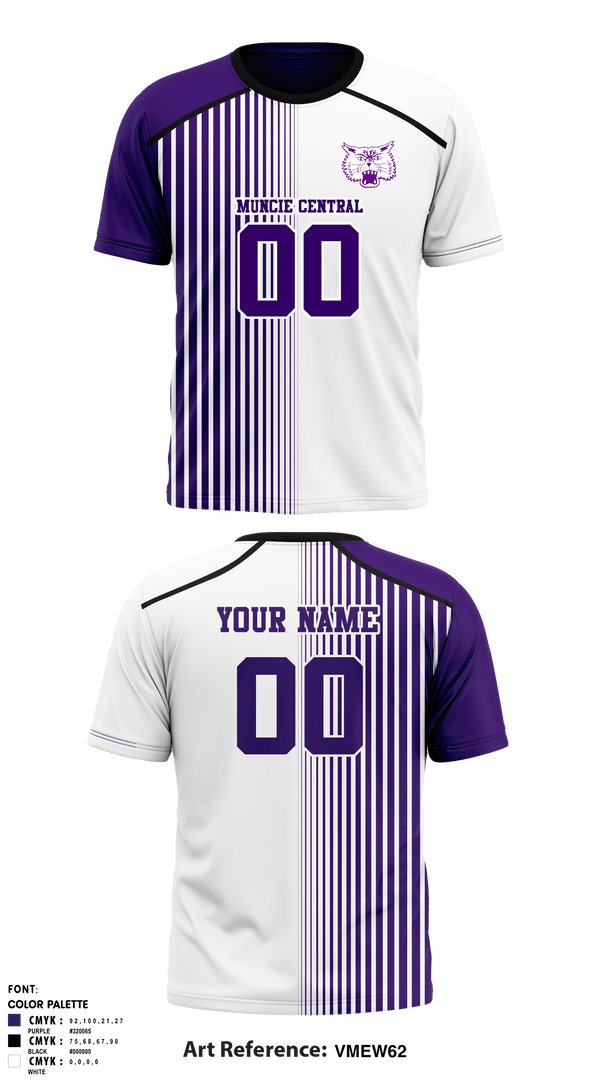 Short Sleeve Performance Shirt, Muncie Central High School Volleyball, Men's Volleyball, Teamtime, Team time, sublimation, custom sports apparel, team uniforms, spirit wear, spiritwear, sports uniforms, custom shirts, team store, custom team store, fundraiser sports, apparel fundraiser