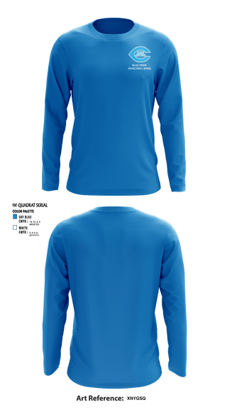 Long Sleeve Performance Shirt, Chanute High School Band, Spirit Store, Teamtime, Team time, sublimation, custom sports apparel, team uniforms, spirit wear, spiritwear, sports uniforms, custom shirts, team store, custom team store, fundraiser sports, apparel fundraiser