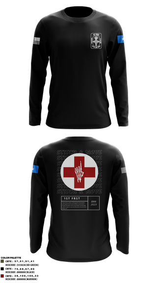 Long Sleeve Performance Shirt, , Army, Teamtime, Team time, sublimation, custom sports apparel, team uniforms, spirit wear, spiritwear, sports uniforms, custom shirts, team store, custom team store, fundraiser sports, apparel fundraiser