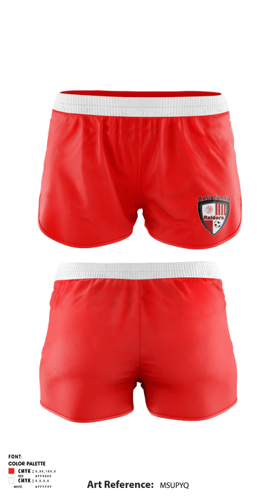 Bellefonte Area High School Soccer 51143789 Womens Soccer Shorts - 1