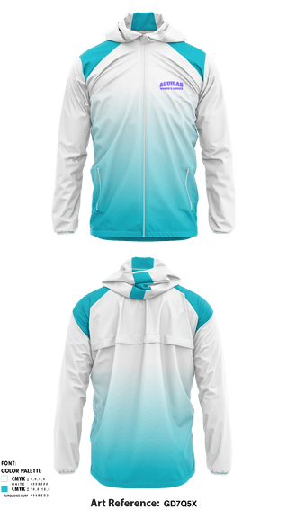 Windbreaker, Aguilas, Women's Soccer, Teamtime, Team time, sublimation, custom sports apparel, team uniforms, spirit wear, spiritwear, sports uniforms, custom shirts, team store, custom team store, fundraiser sports, apparel fundraiser