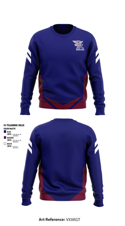Scripps Ranch High School Wrestling 71222624 Crew Neck Sweatshirt - 1