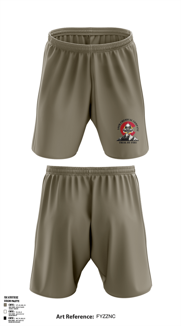 Athletic Shorts With Pockets, 10th Chemical Company, , Teamtime, Team time, sublimation, custom sports apparel, team uniforms, spirit wear, spiritwear, sports uniforms, custom shirts, team store, custom team store, fundraiser sports, apparel fundraiser