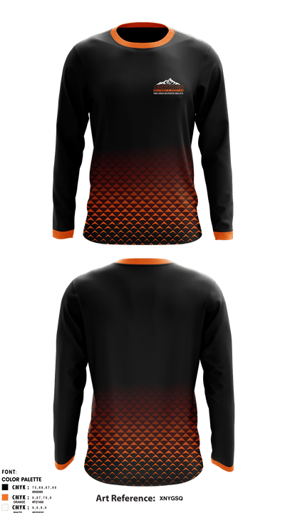 North GA Gutters And Roofing 8471021 Long Sleeve Performance Shirt - 1